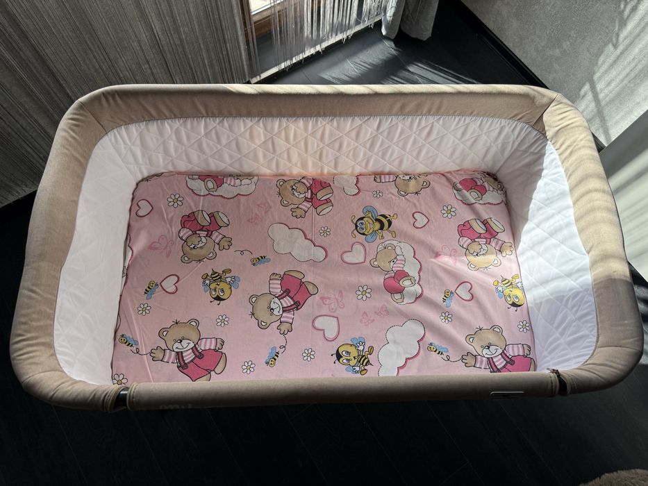 Бебешка кошара Lorelli MILANO 2 в 1 Beige