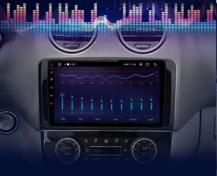 Navigatie Android Mercedes ML W164   Carplay Wi-Fi Android Auto Camera