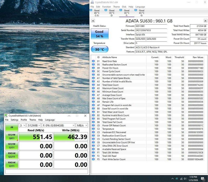 960GB (1TB) SSD Adata SU630