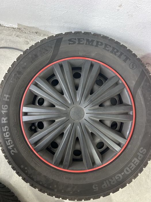 Зимни гуми семперит 215/65/16 с железни джанти за Опел Мока,Зафира