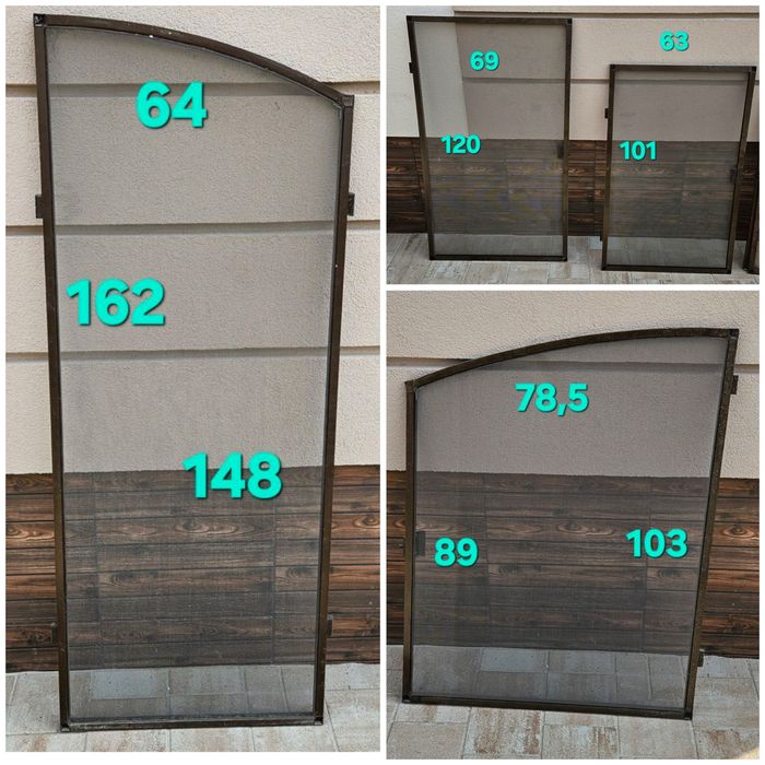 Plase țânțari, diferite dimensiunj