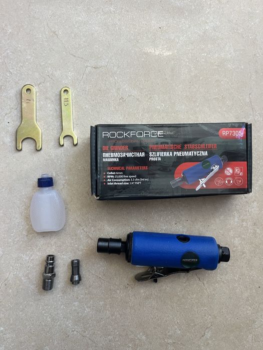 Пневматична права шлифовалка ROCKFORCE