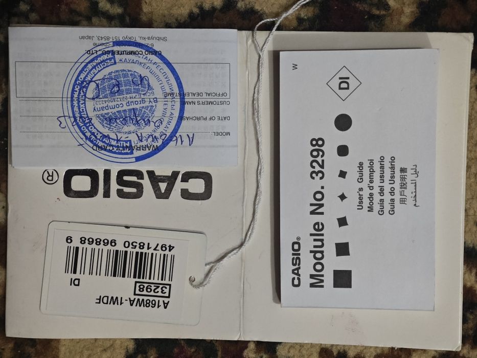 Часы Casio A168WA -1WDF