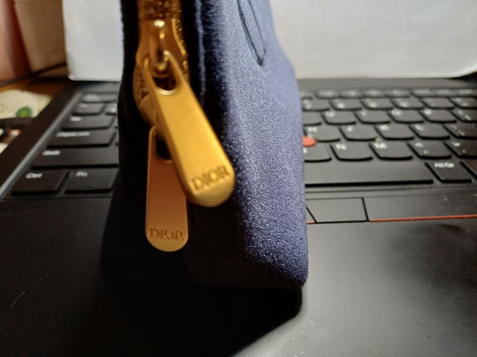 Portfard  alb /albastru -nou (Dior)