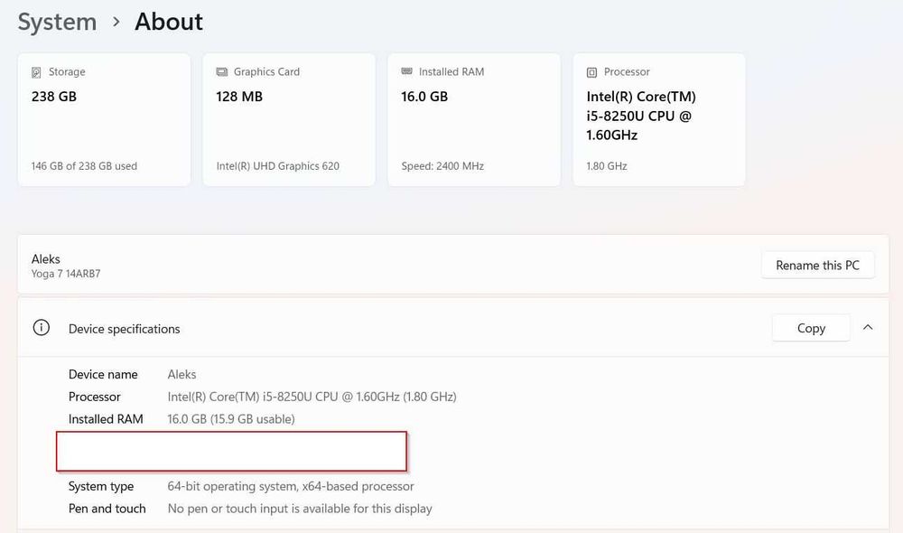 Lenovo ThinkPad T480s Intel 1.6 GHz 16GB RAM