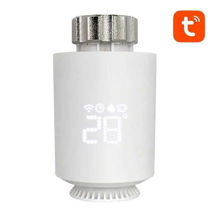Cap / Valva termostatic calorifer (TRV) inteligent Zigbee, WiFi, Avatto, Tuya