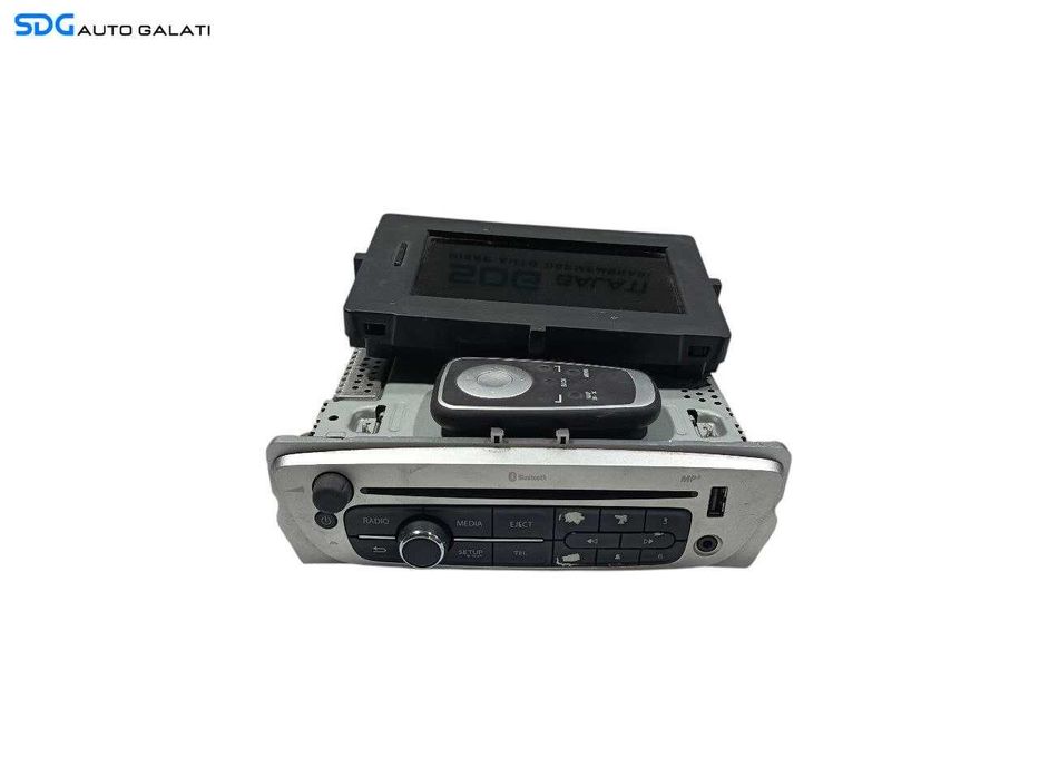 Unitate Radio CD Player Bluetooth cu Display si Telecomanda Renault Megane 3 2008 - 2015 Cod 281153266R 259153398R [L6733]