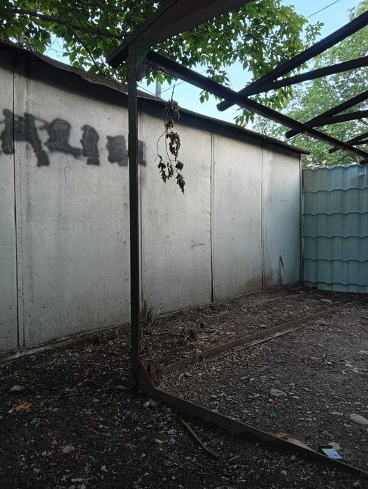 Каркас гаража с воротами