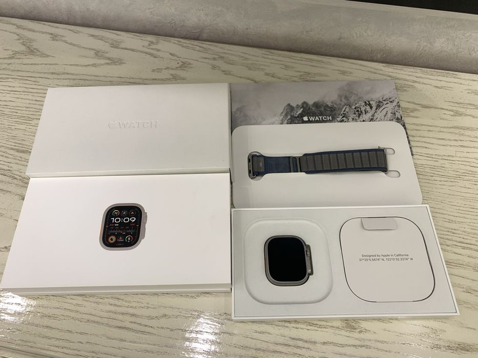 Продаю Apple Watch Ultra 2 49mm, Titanium Blue Alpine