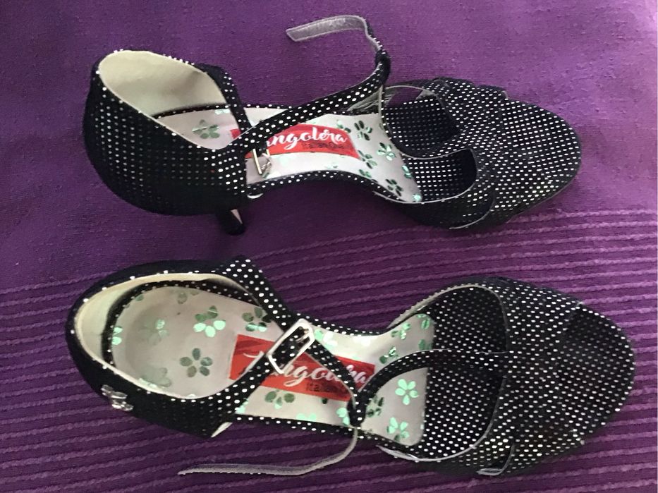 Pantofi de tango nr 37 toc 7 cm Tangolera