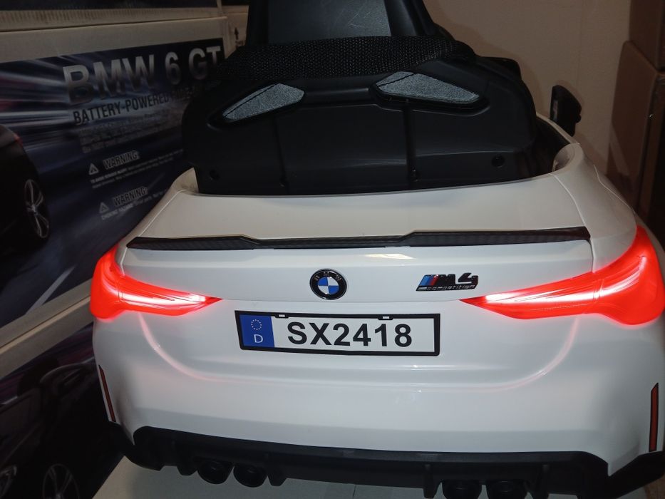 Нова!!Промо Акумулаторна кола BMW M4 12V. с меки гуми