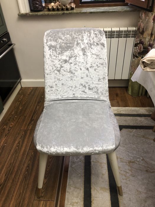 Чехлы на стулья из велюра Турция.Доставка.