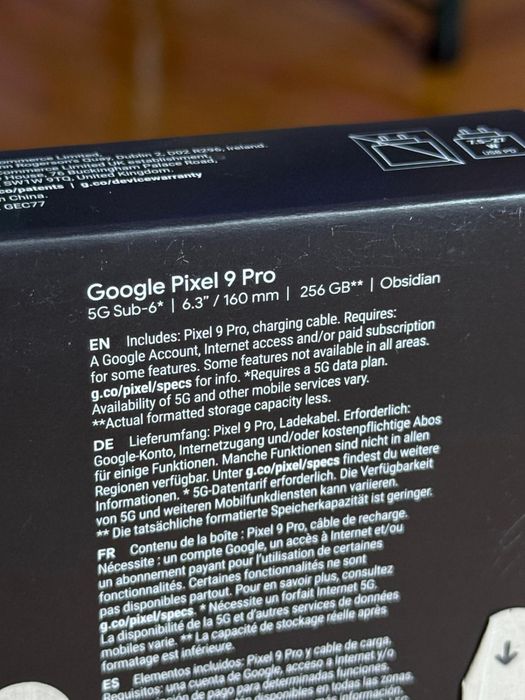Google Pixel 9 Pro - 256 GB / SIGILAT - Nou