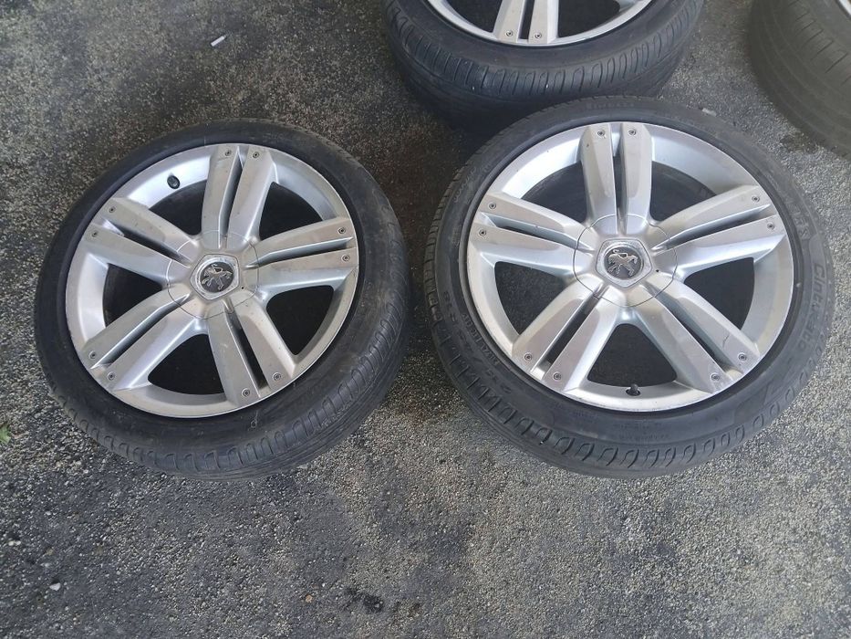 Jante Peugeot 4x18 cu anvelope de vară 215/45 R18