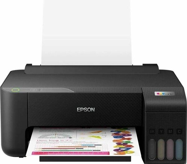 МФУ струйное Epson EcoTank L1230, A4, цветное, настольный, черная