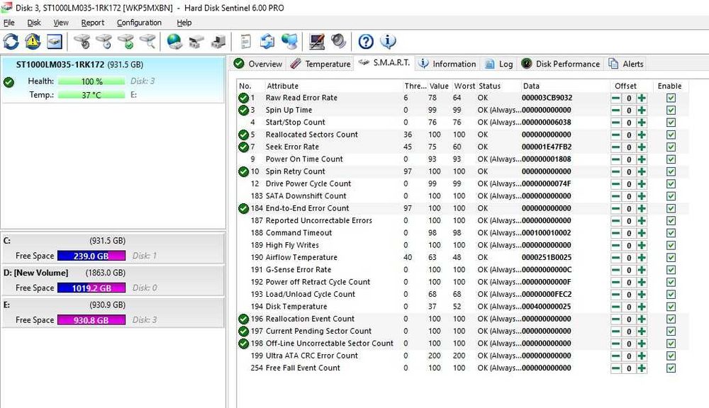 Hard disk laptop Seagate 1TB, SATA3, 5400RPM, 128MB ST1000LM035, 2.5"