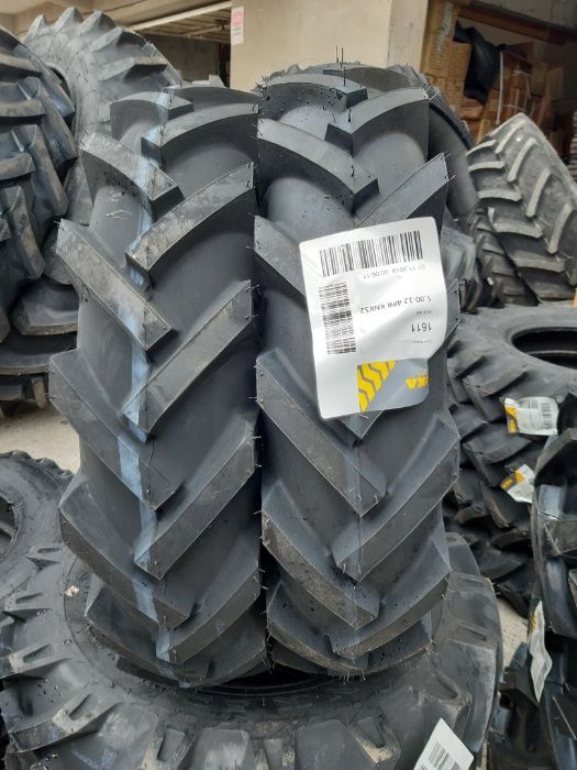 Cauciucuri noi agricole de tractor cu garantie 5.00-12 de motocultor