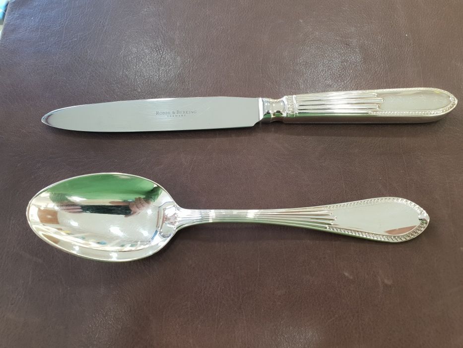 Сребърни прибори за хранене фирма Робе Беркинг, нови