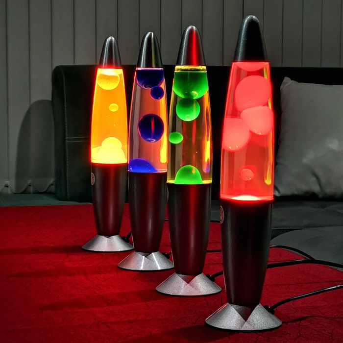 Лава лампа, lava lamp. Уникален подарък. 35см, 25w
