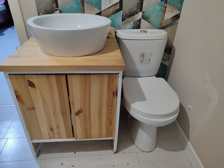 Унитаз и Тумба с раковиной, 20тысяча