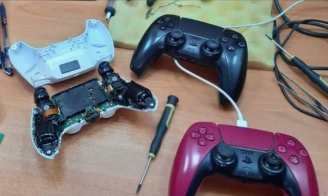 Ремонт джойстиков DualSense PS5, DualShock PS4, XBOX: