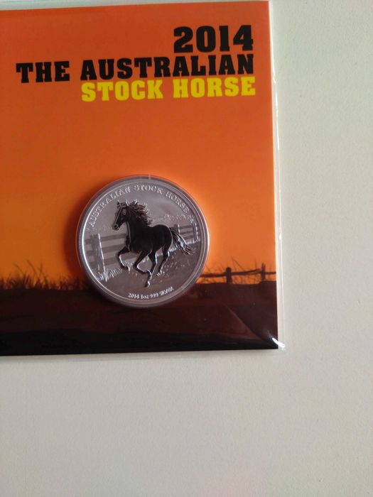 Сребърни монети Australian Stock Horse, 1oz, 999