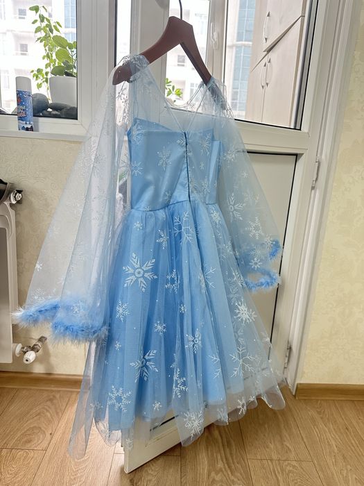 Детское платье «Эльза» новогоднее