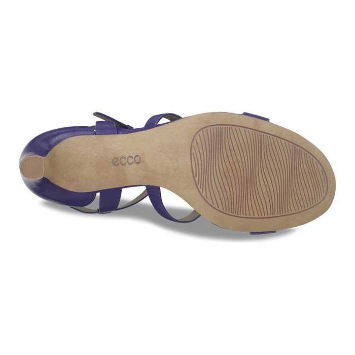 Sandale elegante dama Ecco, noi noute, mar.37, piele, culoare "iris"