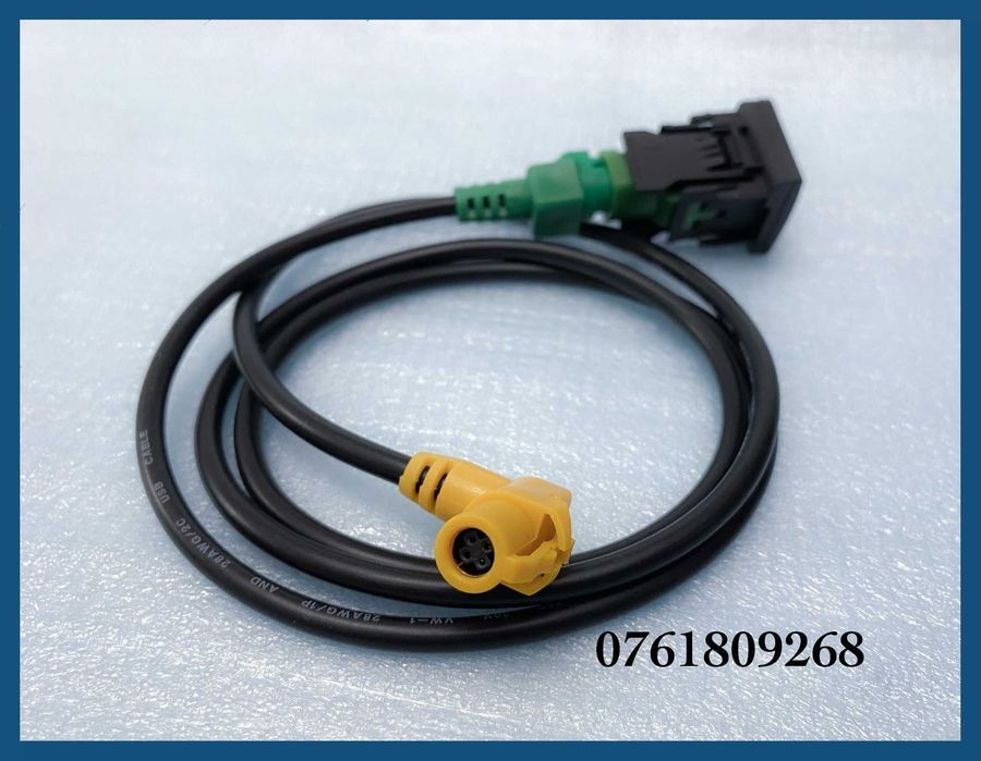 Buton + Cablu media USB input VW Golf 5 6 Jetta