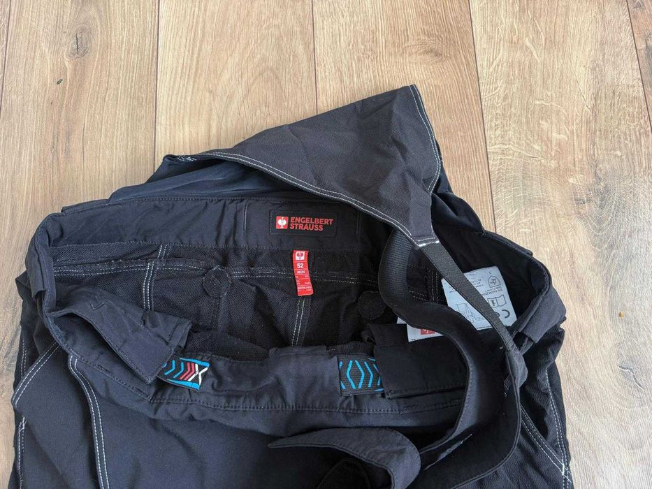 Engelbert Strauss 52 L barbati pantaloni softshell bretele pieptar