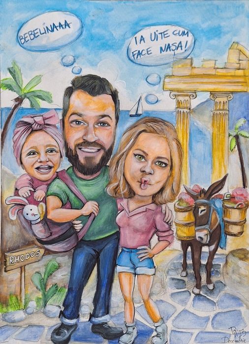 Caricatura poveste cadou