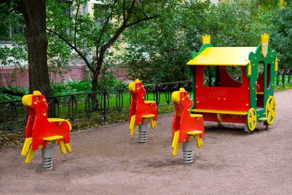 Детские площадки КСИЛ качели карусели горки беседки Болалар майдончаси