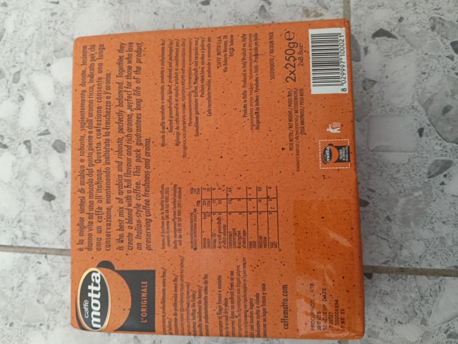 2 Pachete Cafea Măcinată Motta. Amândouă la 58 lei. Fixx.