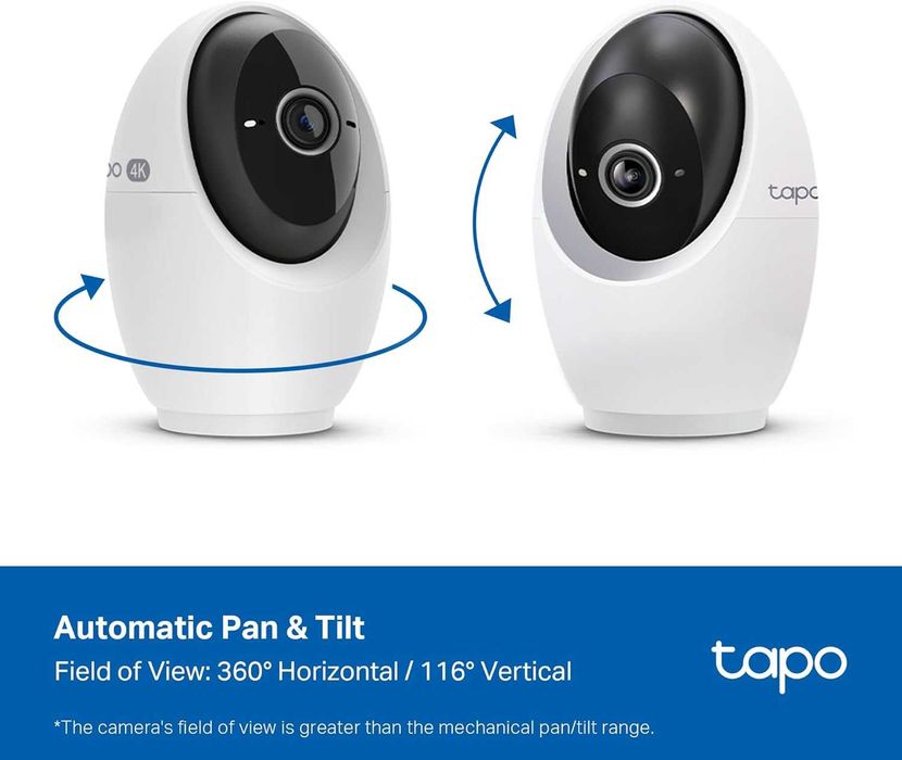 Tapo C260 4K WiFi камера с панорама, следене и AI