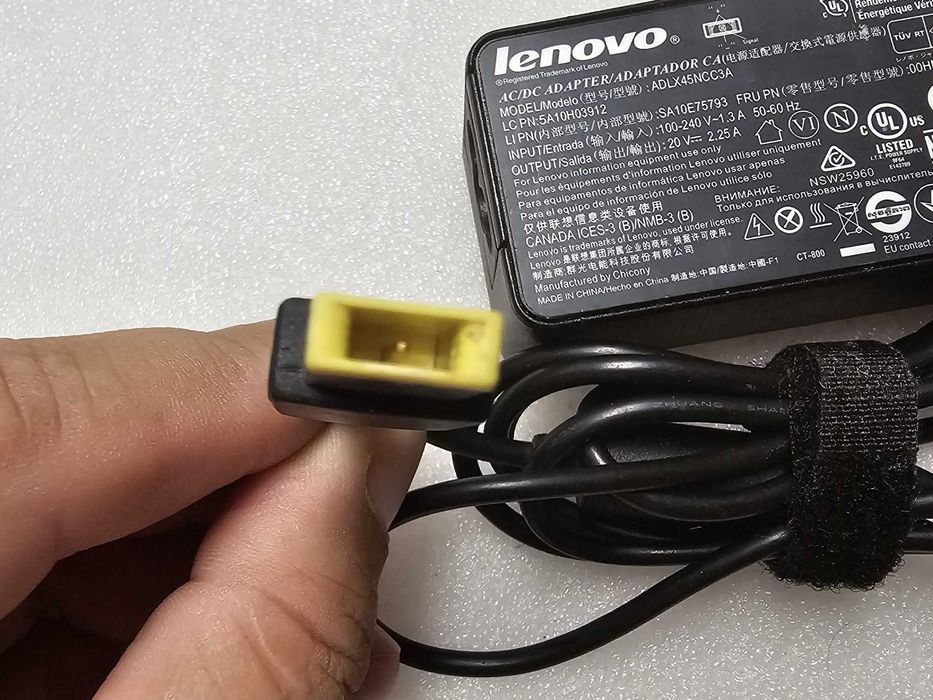 Incarcator laptop Lenovo 20V 2.25A 45W MUFA USB - poze reale
