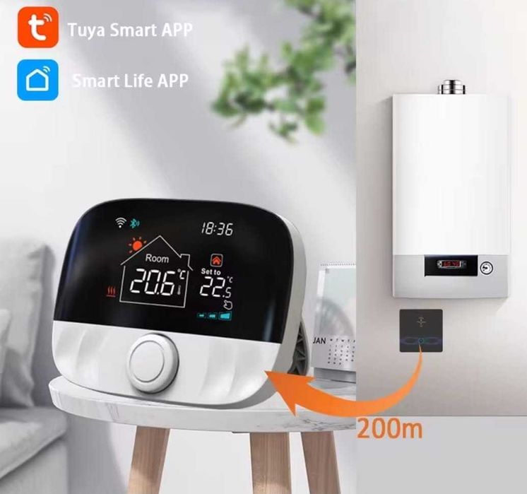 termostat centrala termica Smart wi-fi