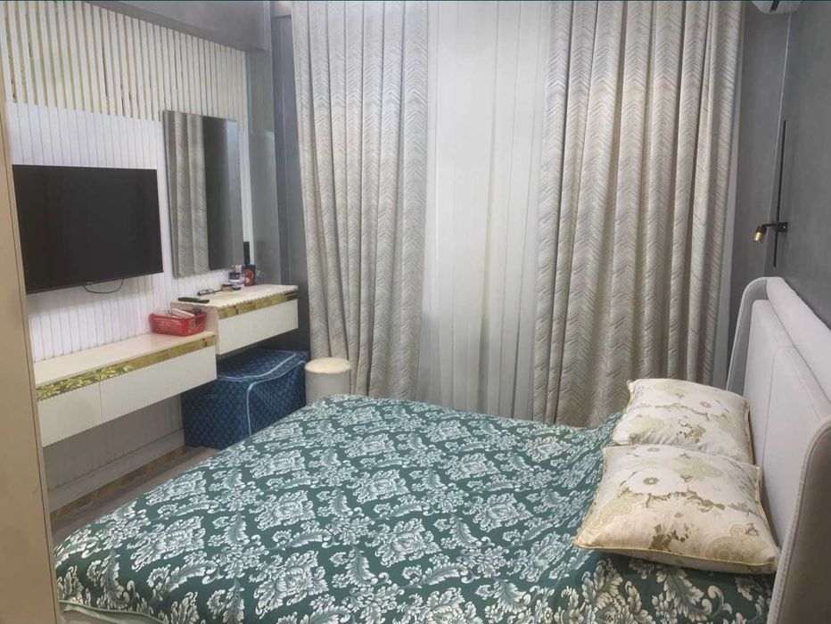 Мирзо Улугбек орр Буюк Ипак Йули 3х ком 87м2 Евро ремонт Мебель;