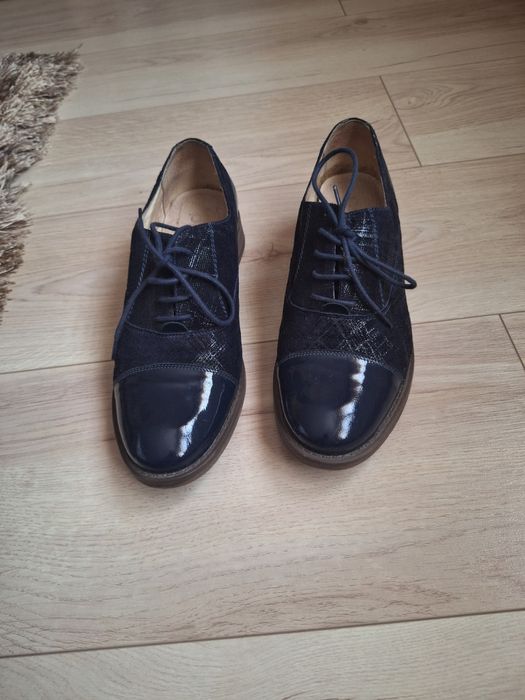 Pantofi dama piele bleumarin 39