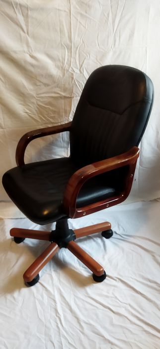 Кожаное, кресло.