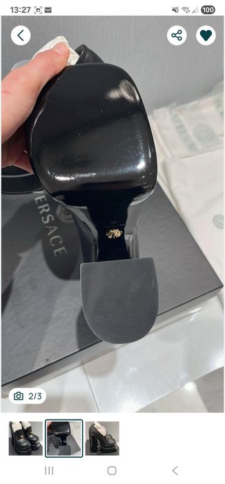 Pantofi superbi versace 36