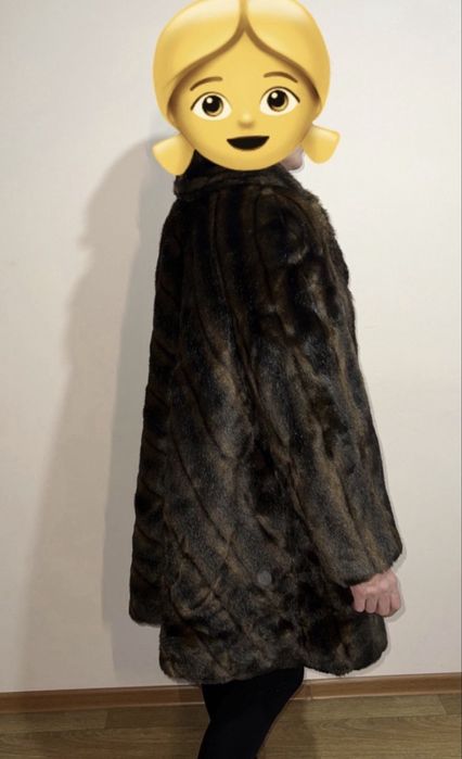 Натуральная шуба размер 46-48