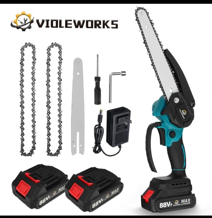 Drujba electrica mini drujba 8 inch 2 bateri