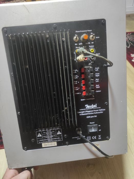 Subwoofer teufel 25cm modificat cu bluetooth