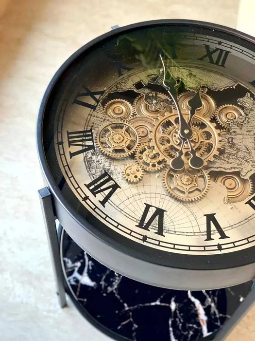 Журнальный столик, украшение для гостиной в стиле ретро-часов