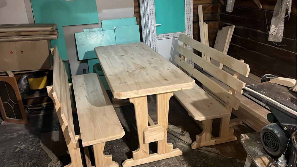 стол с лавочками комплект