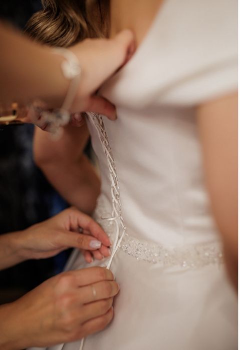 Rochie de mireasa din satin