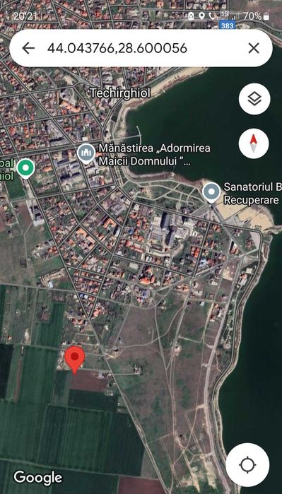 Proprietar, vând 1000 mp teren intravilan, Techirghiol, utilități