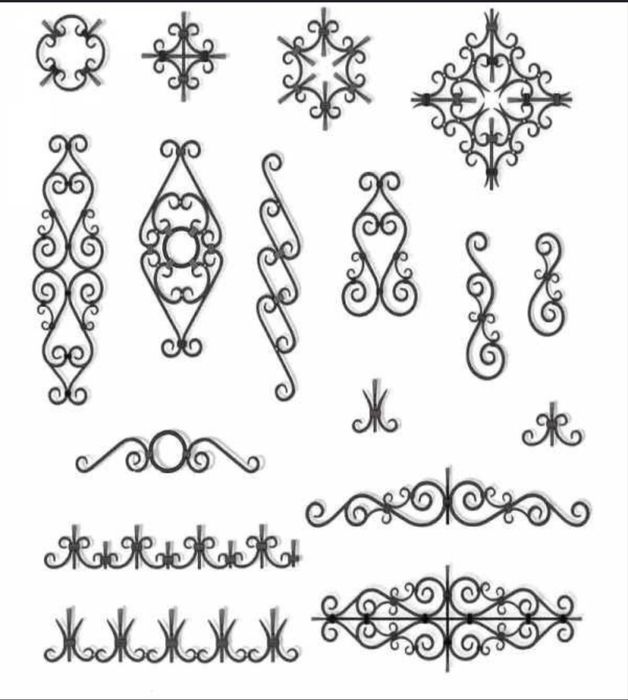 Кованые узоры на заказ