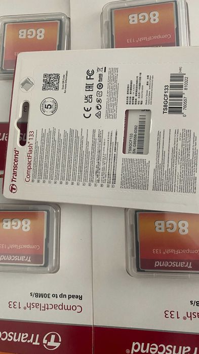 TRANSCEND Compact Flash 8GB (133x)
 CF
