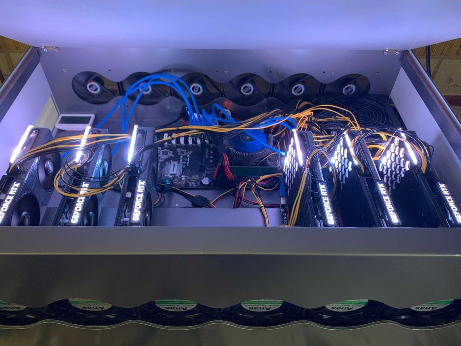 Майнинг ферма. 3060ti х6